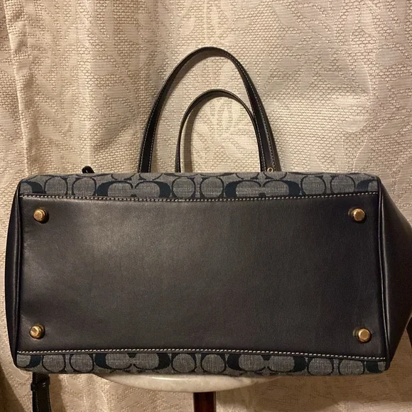 Coach Kleo Carryall Denim Tote - Picture 4 of 9